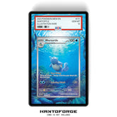 Wartortle 171/165 - PSA Size Graded Card Case Extended Artwork Display with GradeGuardian Protection